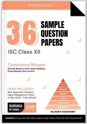 Gurukul By Oswal 36 Sample Question Papers for ISC Commerce Stream Class 12 Exam 2025